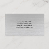 Carte De Visite Photographie Gold Camera Shutter Logo Professionne (Dos)