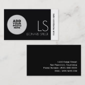 Carte De Visite photographie / image / image, professionnel (Devant / Derrière)