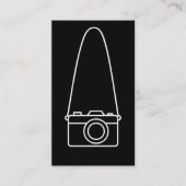 Carte De Visite Photographie lunaire minimale simple (Devant)