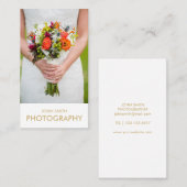 Carte De Visite Photographie Mariage d'or (Devant / Derrière)