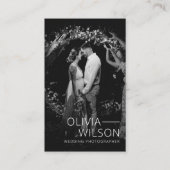 Carte De Visite Photographie mariage Photo complète simple (Devant)