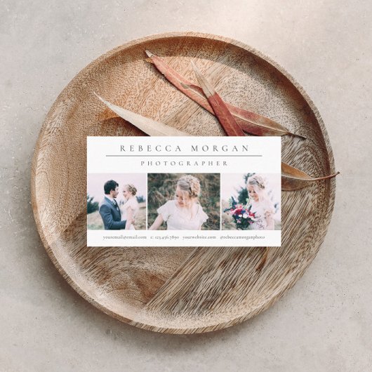 Carte De Visite Photographie minimale classique