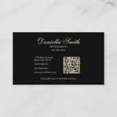 Carte De Visite Photographie minimaliste professionnelle (Dos)