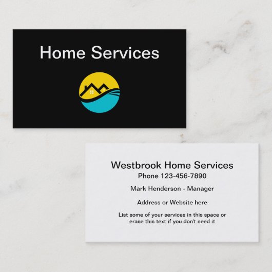 Carte De Visite Photographie minime de drone de conception (Devant / Derrière)