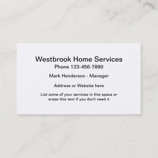 Carte De Visite Photographie minime de drone de conception (Dos)