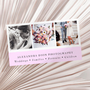 Carte De Visite Photographie moderne et élégante