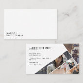 Carte De Visite Photographie moderne et propre (Devant / Derrière)