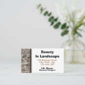 Carte De Visite Photographie murale naturelle de Stonemason profes (Debout devant)