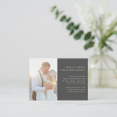 Carte De Visite Photographie personnalisable (Debout devant)