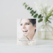 Carte De Visite Photographie personnalisable (Debout devant)