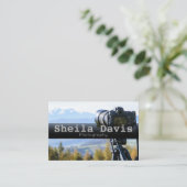 Carte De Visite Photographie personnalisée (Debout devant)