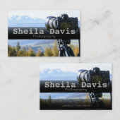 Carte De Visite Photographie personnalisée (Devant / Derrière)