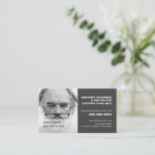 Carte De Visite Photographie personnalisée, Tutor d'histoire, Ense (Debout devant)