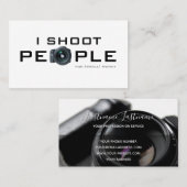 Carte De Visite Photographie pour photographes Vidéographes (Devant / Derrière)