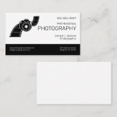 Carte De Visite Photographie professionnelle (Devant / Derrière)