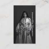 Carte De Visite Photographie professionnelle de script moderne (Devant)