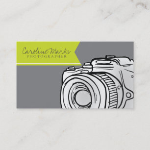 Carte De Visite Photographie professionnelle moderne