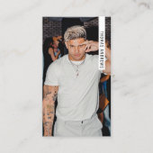 Carte De Visite Photographie professionnelle moderne tendance (Devant)