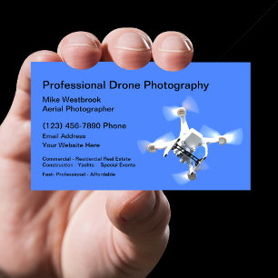 Carte De Visite Photographie professionnelle par drone aérien