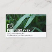 Carte De Visite Photographie professionnelle personnalisée (Devant)