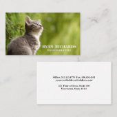 Carte De Visite Photographie professionnelle simple de la nature (Devant / Derrière)