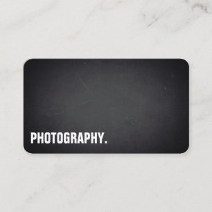 Carte De Visite Photographie Professionnelle sur Tableau Noir Mode