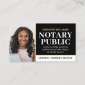 Carte De Visite Photographie publique professionnelle Noir QR Code (Devant)