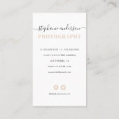 Carte De Visite Photographie simple (Dos)