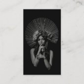 Carte De Visite Photographie simple à la mode (Devant)