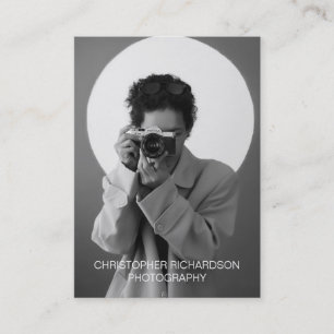 Carte De Visite Photographie simple et élégante