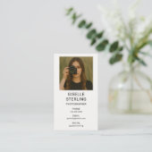 Carte De Visite Photographie simple moderne (Debout devant)