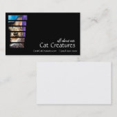 Carte De Visite Photographie Tabby Cat (Devant / Derrière)