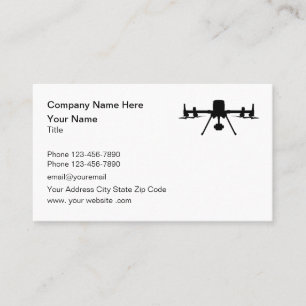 Carte De Visite Photographie vidéographie par drone aérien