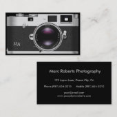 Carte de visite photographique (Devant / Derrière)