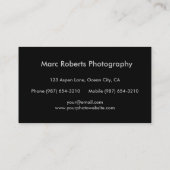 Carte de visite photographique (Dos)