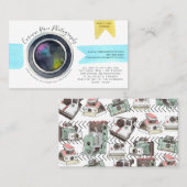 Carte de visite photographique (Devant / Derrière)