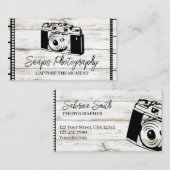 Carte de visite photographique (Devant / Derrière)