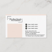 Carte de visite photographique (Dos)