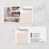 Carte de visite photographique (Devant / Derrière)