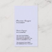 Carte de visite photographique (Dos)