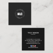 Carte de visite photographique (Devant / Derrière)