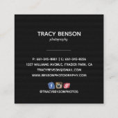 Carte de visite photographique (Dos)