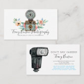 Carte de visite photographique (Devant / Derrière)