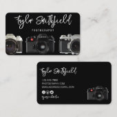 Carte de visite photographique Cameras (Devant / Derrière)