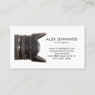 Carte de visite photographique de lentilles de cam