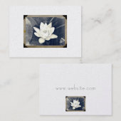 CARTE DE VISITE PHOTOGRAPHIQUE LOTUS vintage (Devant / Derrière)
