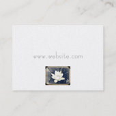 CARTE DE VISITE PHOTOGRAPHIQUE LOTUS vintage (Dos)