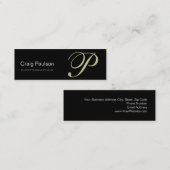 Carte de visite photographique moderne gris beige  (Devant / Derrière)