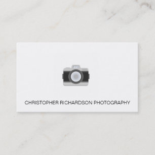 Carte de visite photographique simple et élégant