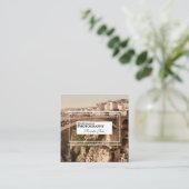 carte de visite photographique vintage simple (Debout devant)